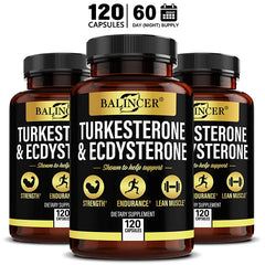 Balincer TURKESTERONE  & ECDYSTERONE  Extracts-energy Booster,Promote Muscle Growth, Strengthening, Energy and Endurance