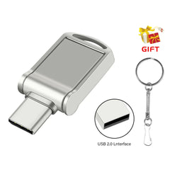 JASTER TYPE-C USB Flash Drives 64GB OTG High Speed Pen Drive 32GB 2 in 1 Mini Memory Stick Real Capacity Pendrive Creative Gift