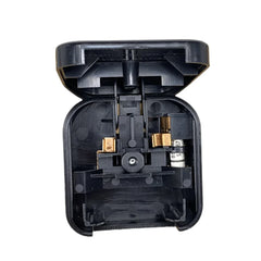 EU to UK plug adapter box type round two pins 4.0mm convert to 3 pins conversion electric power plug Shaver plug with fused 13A