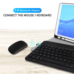 محول بلوتوث لأجهزة الكمبيوتر الشخصية، دونجل بلوتوث 5.3 بمنفذ USB، مستقبل بلوتوث 5.0 لمكبر الصوت والفأرة ولوحة المفاتيح، جهاز إرسال الموسيقى والصوت