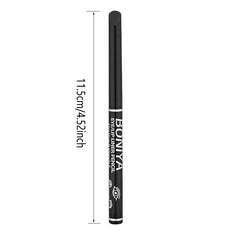12pcs Black Eyeliner Pencils - Easy Twist Application for Flawless Eye Makeup