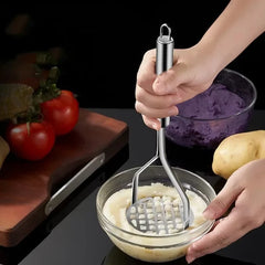Home kitchen small tools, creative mud press, mashing machine, mud juice machine, stainless steel potato crusher, fruit pushing