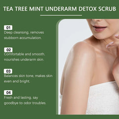 "Gentle Underarm Scrub - Exfoliating & Brightening Treatment For Smooth Skin, Helps Remove Impurities & Refresh, All Skin Types