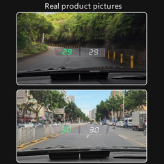 Car Head-up Display HUD Windshield KMH Digital Electronic Speedometer GPS System Projector Interior Trim Accesorios