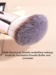 Double-Headed Foundation Brush 2 Foundation Brushes Multi-Functional Double-Headed Brush Multi-Functional Double-Headed Makeup Brush Multi-Purpose Makeup Brush Makeup Foundation Brush Contour Brush Concealer Brush