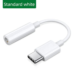 محول صوت USB C إلى 3.5 مم من النوع C إلى مقبس سماعة رأس مساعد 24 بت / 96 كيلو هرتز كابل HiFi DAC لهاتف Galaxy S23 S23 + Ultra S22 S21 S20