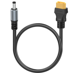 16AWG XT60 Female To DC5521 Male Power Cable Adapter for Solar Power Station and Laptops