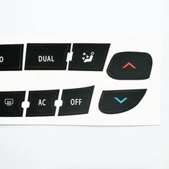 Air Conditioning Control Panel Button Repair Sticker For Renault Megane/ Master/ Scenic Radio Audio Button Repair Decals Sticker