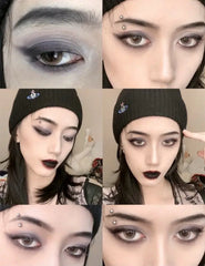DIKALU Spring And Summer New Eyeshadow Palette Oh Rosy Nine Palace Grid Auto Focus Low Saturation Smoke Powder Rose Plate