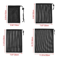 Durable Nylon Mesh Drawstring Bag Multi Purpose Outdoor Travel Stuff Sack Storage Bag Camping Bottle Pot Pan Carrier Pouch