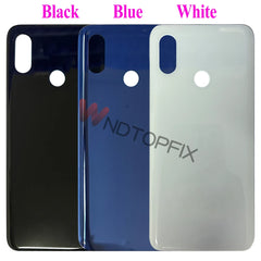 6.21" For Xiaomi Mi 8 Battery Back Cover 3D Glass Panel For Xiaomi Mi8 M1803E1A Rear Door Battery Housing Case Adhesive Replace