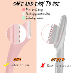 Eyebrow Trimming Knife Eyebrow Face Razor For Women Professional Eyebrow Scissors With Comb Brow Trimmer Scraper Accesso