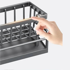 Kitchen Sink Drain Rack Organizer ABS Plastic Self-draining Sink Shelf Soap Sponge Holder Dishcloth Towel Rack filter basket