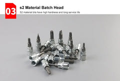 46pcs/53pcs Car Repair Tool Kit 1/4-Inch Socket Set Car Repair Tool Ratchet Torque Wrench Combo Auto Repairing Set Mechanic Tool
