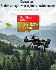 Original 2TB 1TB SanDian Ultra Card SD/TF Flash Memory Card 256/512GB Micro SD Card High Speed for Phone/Drone/Handheld Device