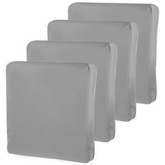 4Pcs Patio Cushion Cover 24×24in Waterproof Sofa Seat Cushion Covers Replacement Elastic Protector Minimalist Outdoor Cushion