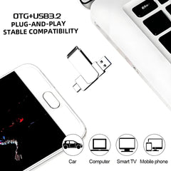 Xiaomi USB 3.2 16TB USB Flash Drive Memory Type-c 2-In-1 8TB 16TB OTG Pendrive 4TB High Speed Flash Disk 2TB For Computer Laptop