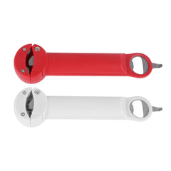 Retractable Jar Opener Retractable Bottle Opener Stainless Steel Thickened Handle Adjustable  Screwer Functional for Hotel