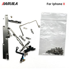 Complete Full Screw Set Metal Internal Bracket Replacement Parts Shield Plate Cover For IPhone X XR XS Max 7 8 Plus 15 Pro Max
