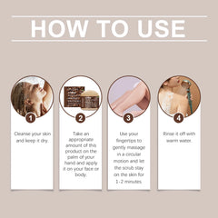 Coffee Scrub Remove Dead Skin Deep Cleansing Pore Bleach Elbow Underarm Knee Melanin Lasting Moisturizing Exfoliating Body Scrub