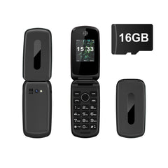 2025 SERVO F4 Fold Feature Mobile Phone 1.77" Display Dual SIM Standby Call Recording MP4 FM Radio 2G Flip Button Backup Phones