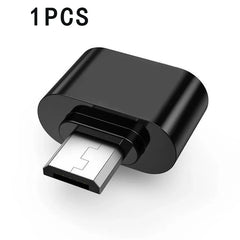 1/5PCS Micro Male To USB-A 2.0 Female Mini OTG  Data Connector Converter Cable Adapter For Tablet PC Android Mobile Phone Plug