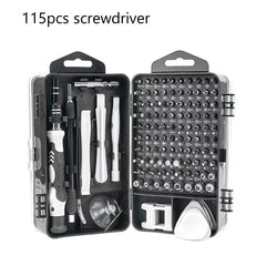 115 in 1 Multifunctional Precision Magnetic Screwdriver Set Computer PC Mobile Phone Equipment Repair Screwdrive Kit Hand Tools