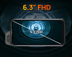 UNIWA W888 MT6765 Helio P35 Octa Core 4GB+64GB ATEX Explosion IP68 Smartphone Andriod11 6.3“ HD Screen  5000mAh NFC Mobile Phone