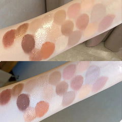 DIKALU Evening Cherry Dance Eyeshadow Tray 20 Color Large Plate Pearl Matte Bright Milk Tea Color Affordable Spring