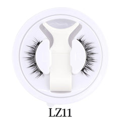 Magnetic Eyelashes 1/2 Pairs Handmade 3D Mink Lashes Reusable False Eyelashes Set Natural Long Fake Eyelash Makeup Tweezers Tool