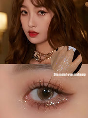 Christmas Snowflake 9-Color Eyeshadow Palette - Fine, Easy-To-Apply Powder With Sparkling Chameleon & Pearlescent Shades In Cora