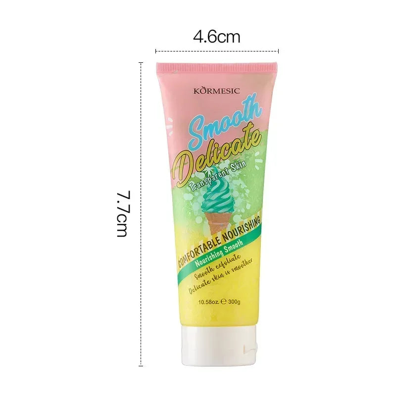 KORMESIC Aloe Orange Body Scrub Cream Lotion Moisturizing Deep Cleansing Gentle Tender Exfoliation Skin Care Product - Mumzar