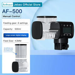 وحدة تغذية أسماك Jebao Jecod الجديدة لحوض السمك مزودة بمغذي ذكي أوتوماتيكي وتوقيت رقمي وواي فاي وجهاز تحكم عن بعد لاسلكي لتغذية الأسماك