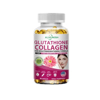 Alxfresh Collagen Peptide Glutathione Biotin Hyaluronic with Complex Vitamins Capsules - Dietery Supplement Gluten-Free