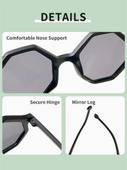 2023 Children Cute Striped Polygon UV400 Sunglasses Baby Girls Outdoor Sun Protection Sunglasses Kids Eye Protection Sun Glasses