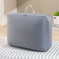 Trendy Down Comforter Storage Bag Moisture-proof Clothing Packing Bag Wardrobe Organizer Save Space Compressible Bag