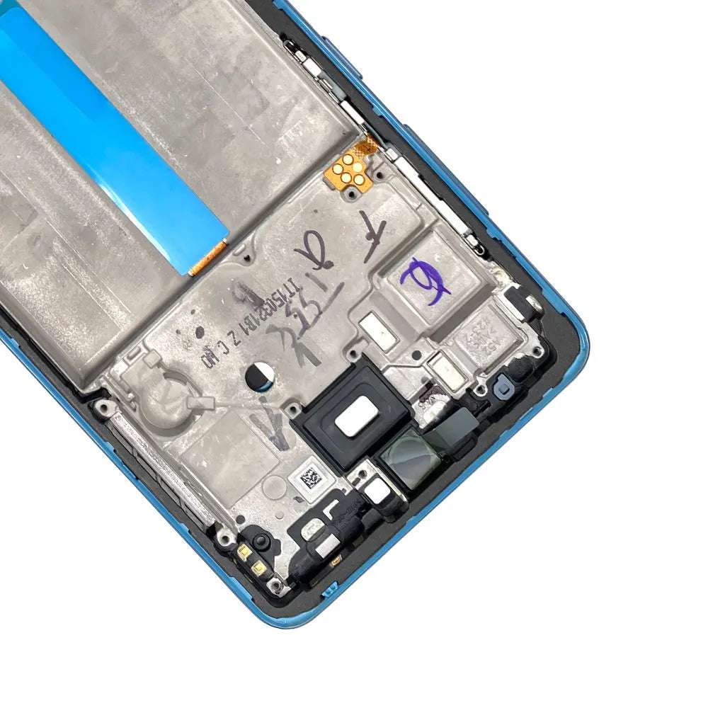 NEW For Samsung A33 A52 A52S A72 A52 5G A54 A73 Front Housing LCD Frame Bezel Plate Replacement Repair Part With Side Button