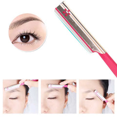 5Pcs Eyebrow Trimmer Blade Shaver Finish Cutting Face Razor Shaper Eye Brow Epilation Hair Removal Facial Epilator makeup tools