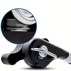 Effortless Stainless Steel Can Opener – Easy-Grip, Multi-Use, No Electricity, Safe & Portable