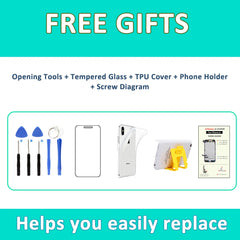 For iPhone 8 Plus 8P LCD Display Full Set Screen Replacement Kit Touch Digitizer Assembly with Front Camera A1864 A1897 A1898