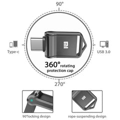 Xiaomi 2TB Usb 3.2 Flash Drive High Speed Type-c Interface Dual-use Flash Memory 512GB 1TB Stick For Phone Windows 11 Computer