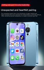 هاتف SOYES XS19 Pro الذكي بذاكرة وصول عشوائي (RAM) سعة 4 جيجابايت وذاكرة قراءة فقط سعة 64 جيجابايت ونظام تشغيل أندرويد 12.0 وبطارية 1950 مللي أمبير في الساعة وخاصية التعرف على الوجه وشبكة الجيل الرابع LTE من النوع C وتقنية OTG وشاشة 3.88 بوصة وهاتف صغير