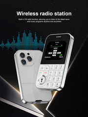 2024 SERVO V9 Model Small Mobile Phone 2G GSM 2 SIM Cards Magic Voice MP3/MP4 FM Radio 2.01inch Display Cheap Telephone Original