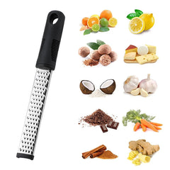 FAIS DU High Quality Stainless Steel Peel Lemon Cheese Vegetable Manual Grater Peeler Sharp Blade Choppable Cheese Kitchen Tools