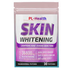 30 Patches Glutathione Whitening Transdermal Patches with Vitamin C - Skin Lightener - Dark Spot Remover