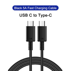 كابل USB PD 45W لهاتف Samsung Galaxy S24 S23 S22 S21 Ultra Plus A53 A54 5G كابل شحن سريع USB C تاريخ الشحن ملحقات الأسلاك