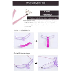 8 In 1 Reusable Eyebrow Stencil Beauty Makeup Brow Stamp Template Eyebrows Shape Set Eye Brow Makeup Tools