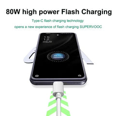 كابل OPPO الأصلي USB Type C Super Vooc سلك شحن سريع OPPO Find X5 X6 X3 Pro N2 Flip Reno10 8 7 6 Pro A77 A78 A98