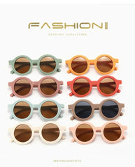 2024 new children's sunglasses yuanchaotong UV400 plastic  glasses  sunglasses