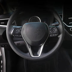 For Toyota Harrier Venza Crown RAV4 XA50 Camry Corolla E210 2020 2021 2022 2023 2024 Car Steering Wheel Button Cover Accessories